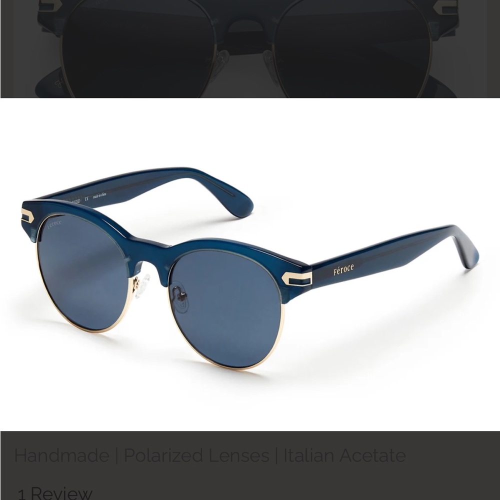 Feroce Rachel Mix Marine Wayfarer Sunglasses NWT